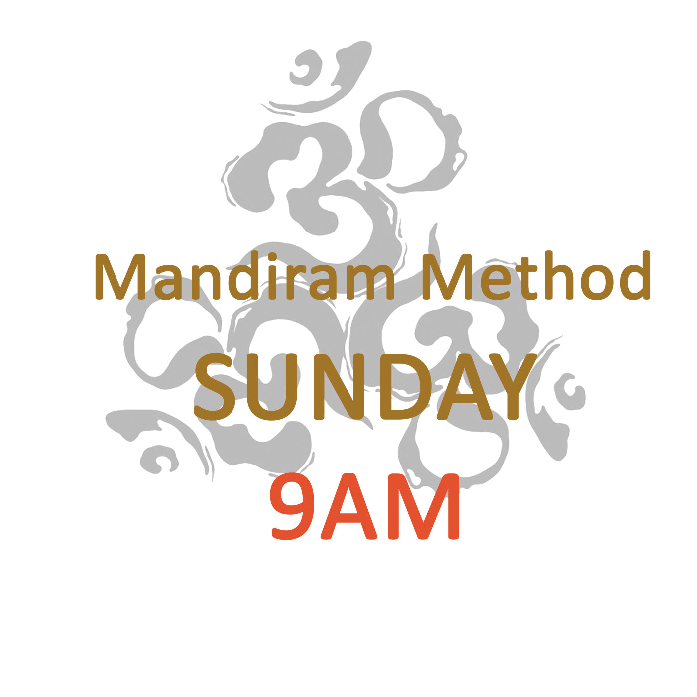 Mandiram Method- Sunday